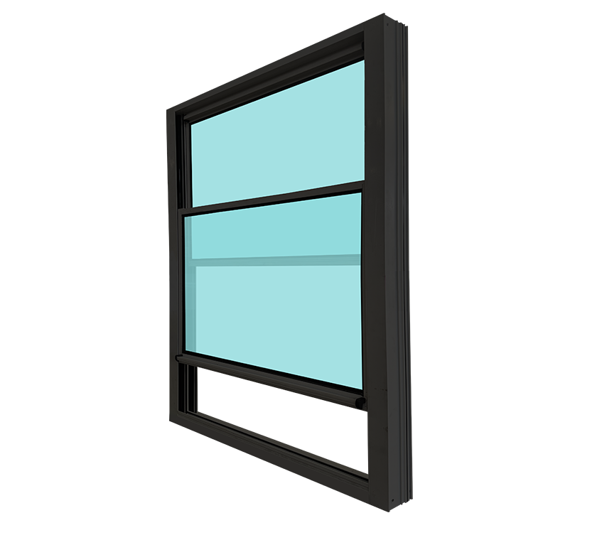 Wellington aluminium double hung windows