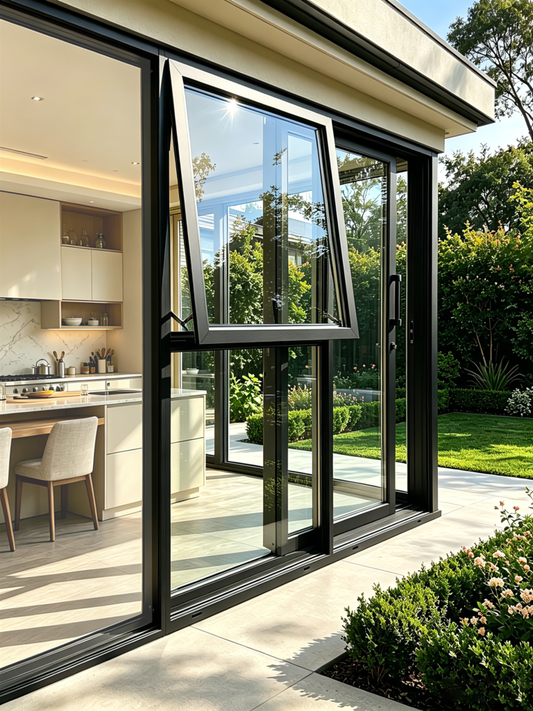 NZ175 Sliding Door Awning Window